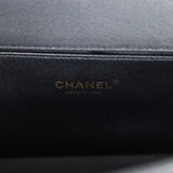 Chanel Medium Boy Bag Black Calfskin Antique Gold Hardware