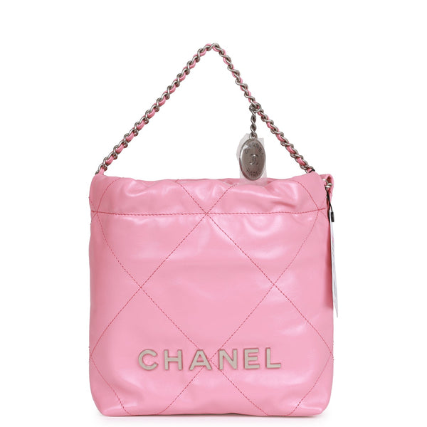 Chanel 22 Small Shoulder Bag Pink Quilted Leather – Celebrity Owned