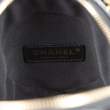 Chanel Camellia Clutch with Chain Black Shiny Calfskin Gold Hardware