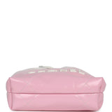 Chanel Mini 22 Bag Pink and White Ombre Calfskin Light Gold Hardware