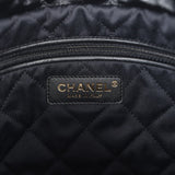 Chanel Small 22 Bag Black Shiny and Patent Calfskin Gold Hardware