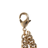 Chanel CC Layered Gold & Pearls Choker Gold Hardware