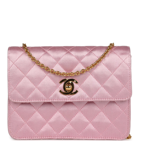 Chanel Vintage Quilted Baby Pink Satin Tassel Bag – Amarcord Vintage Fashion