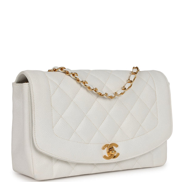 Vintage Chanel Medium Diana Flap Bag Blue Caviar Gold Hardware – Madison  Avenue Couture