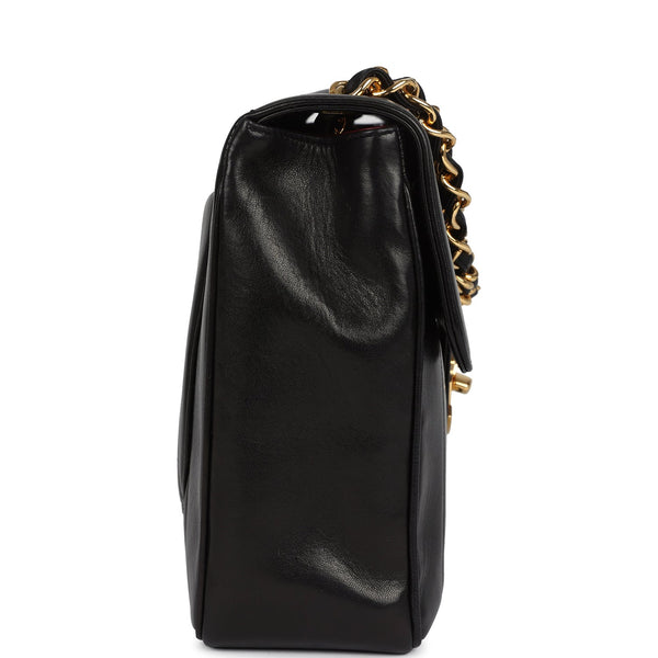 CHANELレディース Chanel Lambskin Resin Quilted Mini Rectangular Pearl Samba Flap