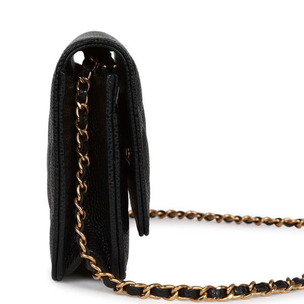 Chanel Wallet on Chain WOC Brown Caviar Gold Hardware – Madison Avenue  Couture
