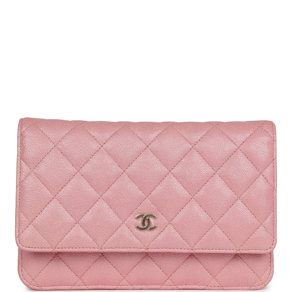 Chanel Wallet On Chain WOC Pink Iridescent Caviar Gold Hardware – Madison  Avenue Couture