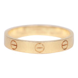 Pre-owned Cartier Love Wedding Band Ring 18K Gold