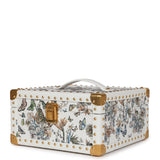 Christian Dior Micro Lady Dior with Small Trunk Multicolor Embroidered Calfskin Light Gold Hardware