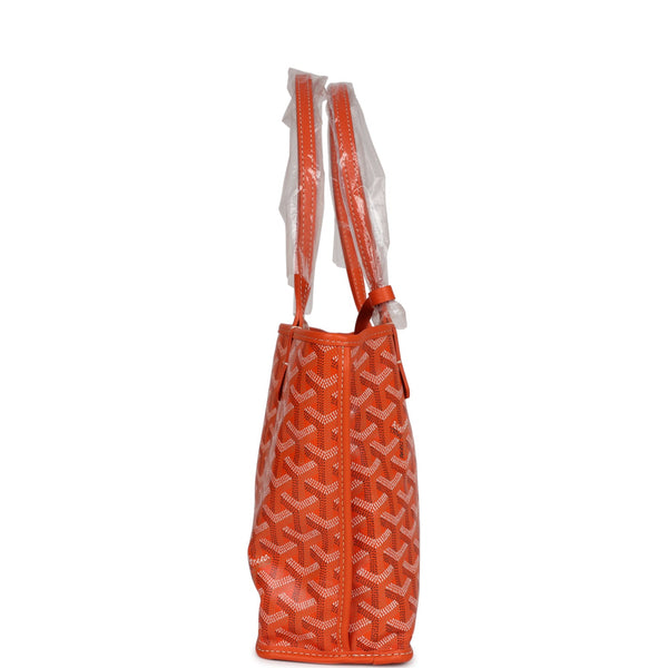 Goyard Orange Goyardine Anjou Mini Bag – The Closet