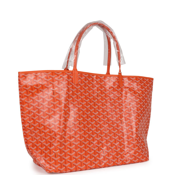 GOYARD Saint-Louis GM Tote Bag Orange Good used