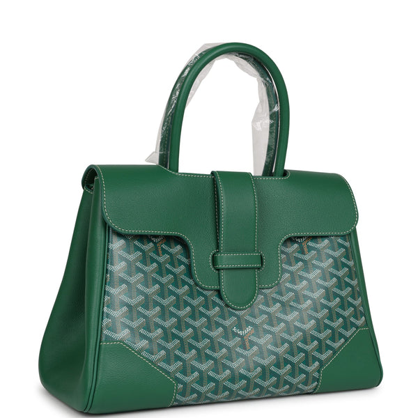 Green on sale goyard bag