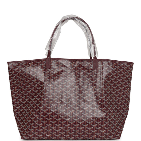 Goyard Goyardine Navy Anjou Mini Reversible Tote Bag Palladium Hardware