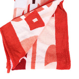 Goyard Limited Edition Eden Rock Belharra Beach Bag Red Goyardine Canvas & Chevroches Calfskin Palladium Hardware & Beach Towel