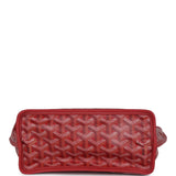 Goyard Goyardine Red Anjou Mini Bag Palladium Hardware