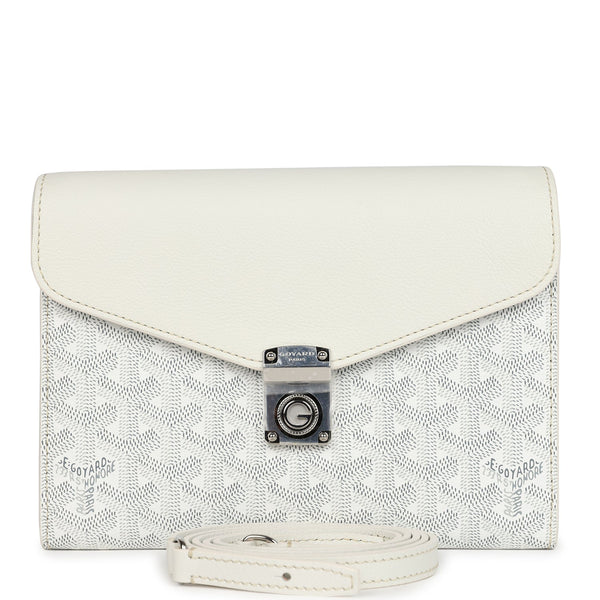 Goyard white purse hotsell