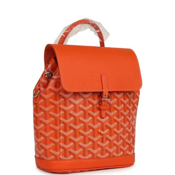 alpin mini backpack goyard Goyardine Canvas Orange Palladium Hardware Color:Chartreuse Pro Blue Fishnet Coleus Plant Stock padel accessories