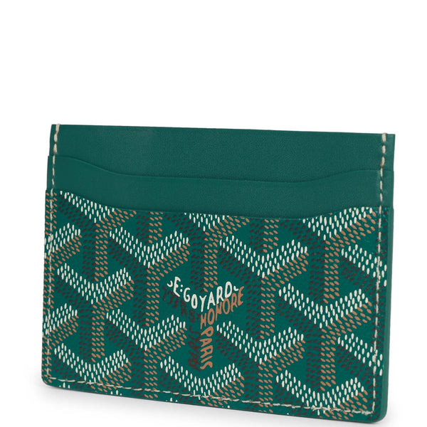 Saint sulpice leather card wallet Goyard Green in Leather - 34939338
