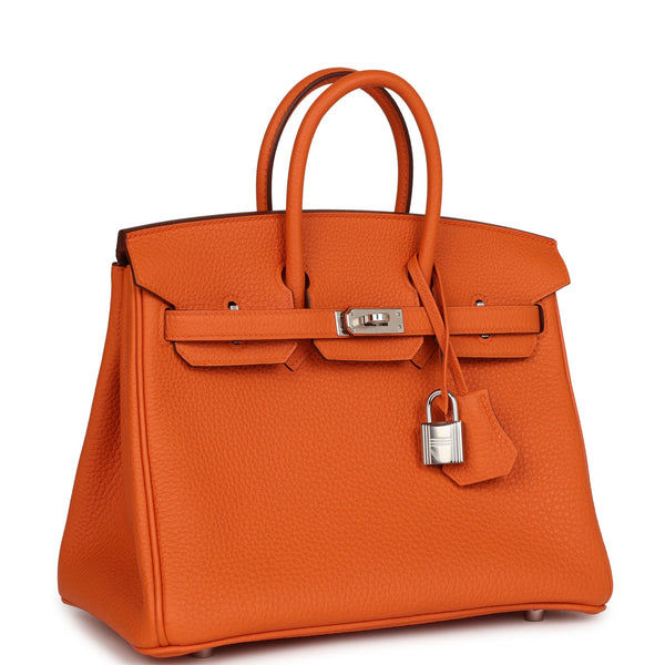 Hermès Birkin 25 in Orange Swift Leather