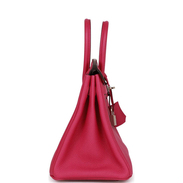 Hermès Birkin 25 Pink Leather Handbag (Pre-Owned)