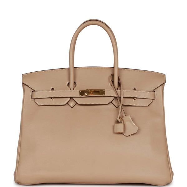 Limited Edition Argile Suede and Swift Grizzly Birkin 35