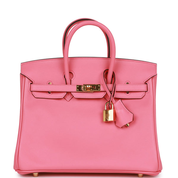 Hermes Birkin 25 Rose Azalee Swift Gold Hardware – Madison Avenue