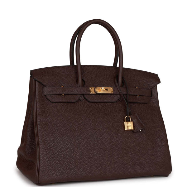 Hermes Birkin 35 Rouge Tomate Clemence Gold Hardware #A - Vendome Monte  Carlo