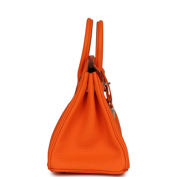 Hermes Birkin 25 Orange Minium Togo Palladium Hardware – Madison Avenue  Couture