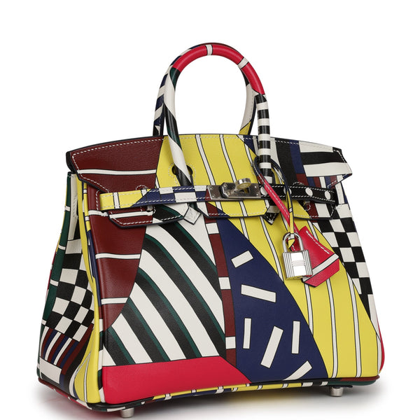 HERMES Swift One Two Three And Away We Go Birkin 25 Multicolor 1201075