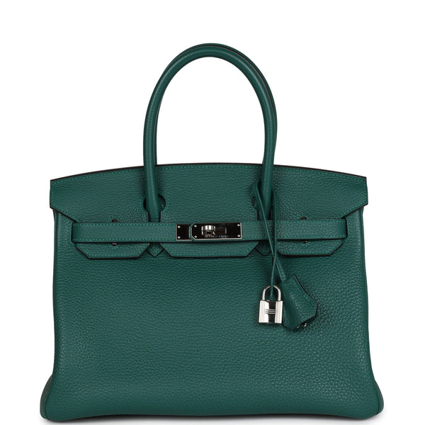 HERMES BIRKIN 30 TOGO MALACHITE