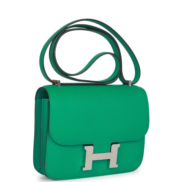 Hermes Vert Vertigo Epsom Constance 18cm Bag  Hermes handbags, Hermes  crossbody bag, Hermes constance bag