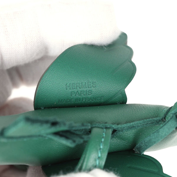 Hermes Pegase Rodeo Bag Charm PM Vert Moyen Milo Lambskin