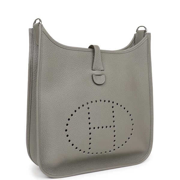 Hermes Evelyne III PM Gris Meyer Clemence Palladium Hardware – Madison  Avenue Couture