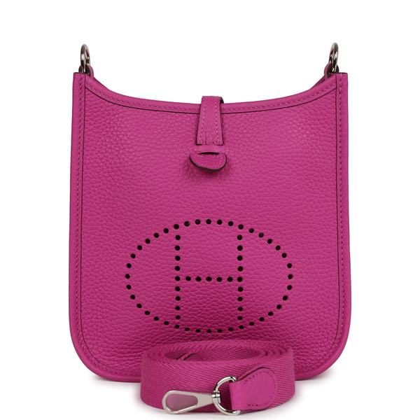 Hermes Evelyne TPM Magnolia Clemence Palladium Hardware