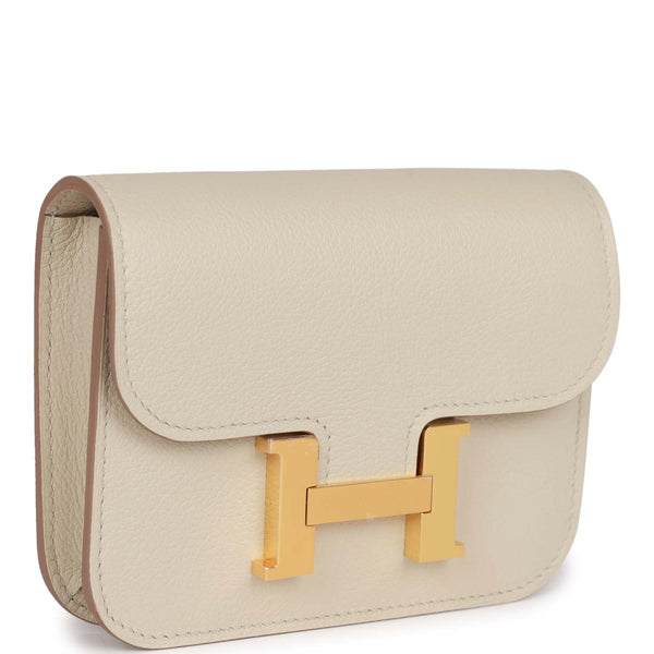 Hermès Natural Sable Constance Compact Wallet – Luxury GoRound