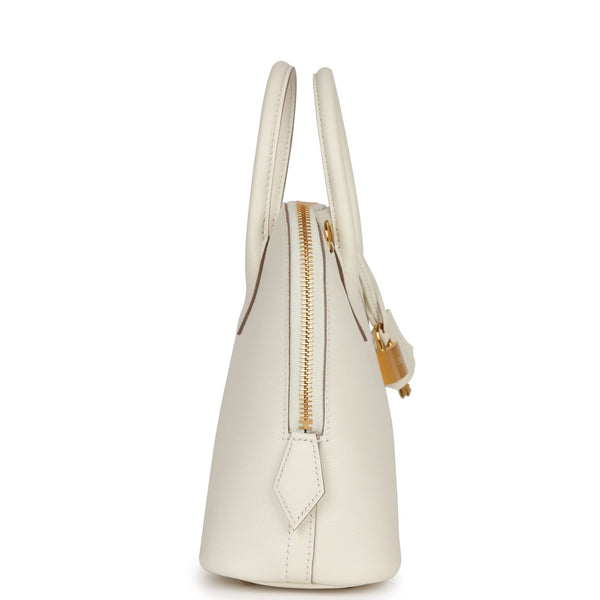 HERMES Bolide 1923 Size 25 New Blanc (White) Evercolor– GALLERY RARE Global  Online Store