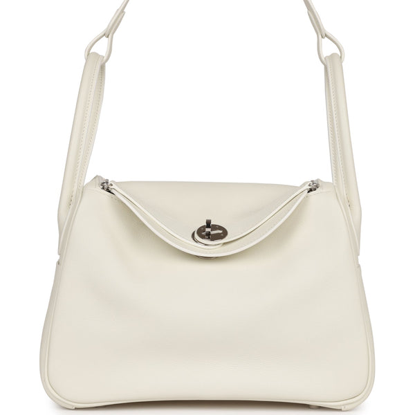 hermes lindy 26 Craie Color With Palladium-Plated Hardware