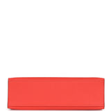 Hermes Kelly Pochette Orange Field Swift Palladium Hardware