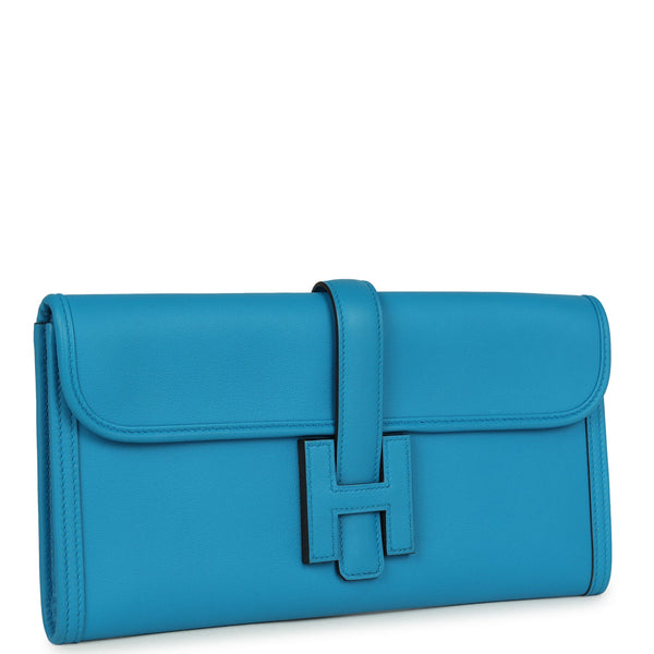 Hermes Jige Elan 29 Bleu Zanzibar Swift – New & Authentic