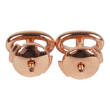 Hermes 18K Rose Gold Chain D'Ancre TPM Earrings