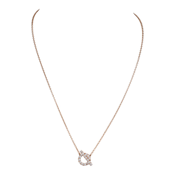 FRED Force 10 MM necklace rose gold diamonds