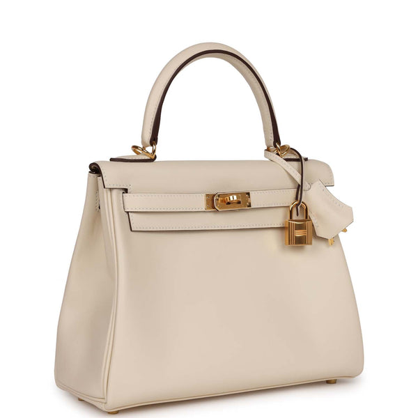 Hermes Kelly Retourne 25 Nata Swift Gold Hardware