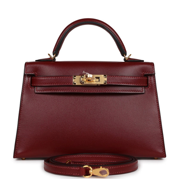 Hermes discount red kelly