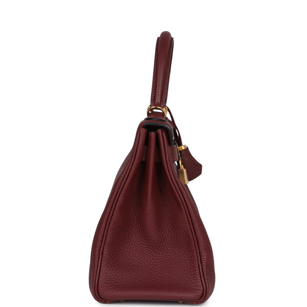 HERMES 赤 ベルベット タンクトップ Hermès Kelly 32 Togo Rouge Garance | SACLÀB