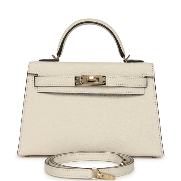 Hermes Special Order (HSS) Kelly Sellier 20 Nata Verso Chevre Mysore P