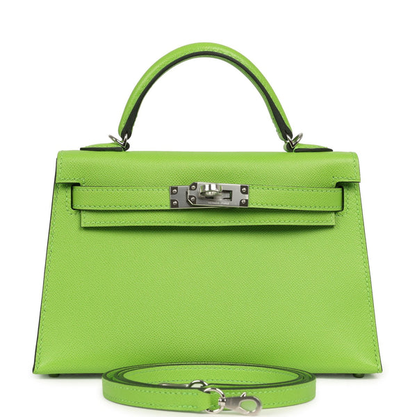 Hermes Kelly Sellier 20 Granny Madame Palladium Hardware