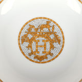 Hermes Mosaique Au 24 Gold Soup Plate Set Gold Porcelain