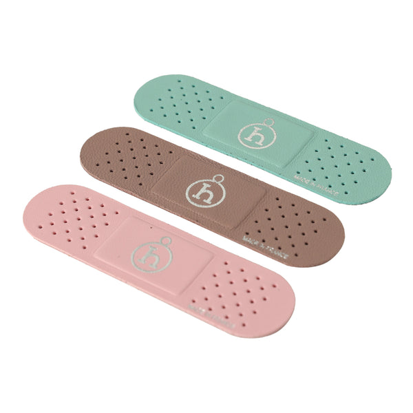 Hermes Band-Aid Rose Sakura, Bleu Atoll, Gris Tourterelle Milo Lambski