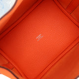Hermes Picotin Lock 18 Orange Minium Clemence Palladium Hardware