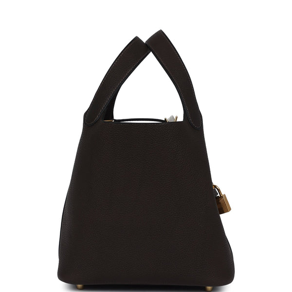 Hermes Picotin Lock 18 Ebene Barenia Faubourg Gold Hardware